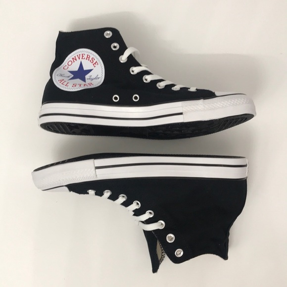 !!!! BLACK HIGH TOP CONVERSE BRAND NEW - Picture 7 of 8